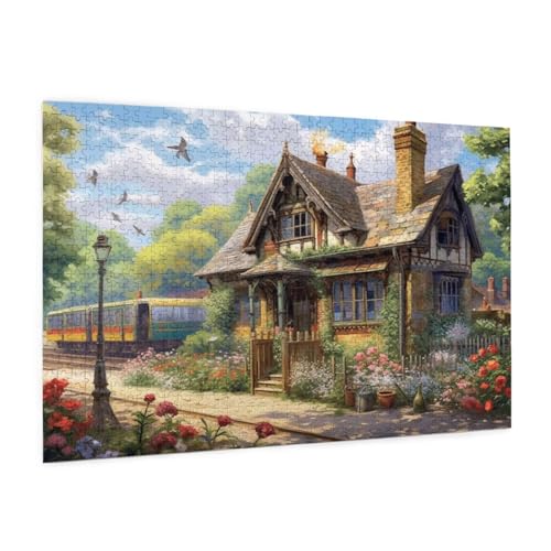 Landschaft Puzzle 2000 Teile Erwachsene Puzzle Haus Muster Design mit Geschenkbox-Verpackung als Geschenk für Frauen, Anspruchsvolle Familienaktivität für Anfänger, Zimmer Deko 99 x 70 cm -698y Landschaft Puzzle 2000 Teile Erwachsene Puzzle Haus Muster Design mit Geschenkbox-Verpackung als Geschenk für Frauen, Anspruchsvolle Familienaktivität für Anfänger, Zimmer Deko 99 x 70 cm -698y von Zyupwjyy