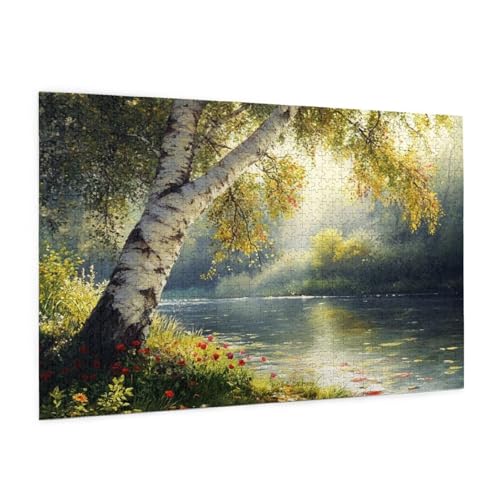 Landschaft Puzzle 2000 Teile Erwachsene Puzzle See Muster Design mit Geschenkbox-Verpackung als Geschenk für Frauen, Anspruchsvolle Familienaktivität für Anfänger, Zimmer Deko 99 x 70 cm -1433y Landschaft Puzzle 2000 Teile Erwachsene Puzzle See Muster Design mit Geschenkbox-Verpackung als Geschenk für Frauen, Anspruchsvolle Familienaktivität für Anfänger, Zimmer Deko 99 x 70 cm -1433y von Zyupwjyy