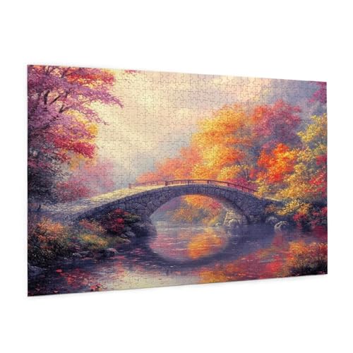 Landschaft Puzzle 300 Teile Erwachsene Puzzle Brücke Muster Design mit Geschenkbox-Verpackung als Geschenk für Frauen, Anspruchsvolle Familienaktivität für Anfänger, Zimmer Deko 40 x 28 cm -727y Landschaft Puzzle 300 Teile Erwachsene Puzzle Brücke Muster Design mit Geschenkbox-Verpackung als Geschenk für Frauen, Anspruchsvolle Familienaktivität für Anfänger, Zimmer Deko 40 x 28 cm -727y von Zyupwjyy