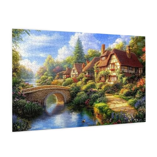 Landschaft Puzzle 300 Teile Erwachsene Puzzle Garten Muster Design mit Geschenkbox-Verpackung als Geschenk für Frauen, Anspruchsvolle Familienaktivität für Anfänger, Zimmer Deko 40 x 28 cm -712y Landschaft Puzzle 300 Teile Erwachsene Puzzle Garten Muster Design mit Geschenkbox-Verpackung als Geschenk für Frauen, Anspruchsvolle Familienaktivität für Anfänger, Zimmer Deko 40 x 28 cm -712y von Zyupwjyy
