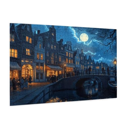 Landschaft Puzzle 300 Teile Erwachsene Puzzle Stadt Muster Design mit Geschenkbox-Verpackung als Geschenk für Frauen, Anspruchsvolle Familienaktivität für Anfänger, Zimmer Deko 40 x 28 cm -738y Landschaft Puzzle 300 Teile Erwachsene Puzzle Stadt Muster Design mit Geschenkbox-Verpackung als Geschenk für Frauen, Anspruchsvolle Familienaktivität für Anfänger, Zimmer Deko 40 x 28 cm -738y von Zyupwjyy