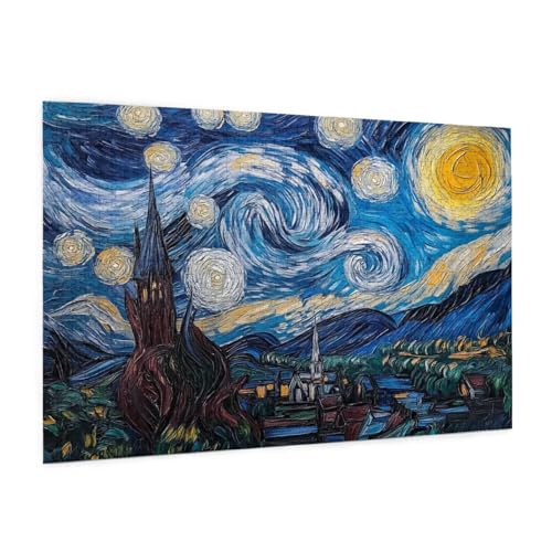 Landschaft Puzzle 300 Teile Erwachsene Puzzle Sternenhimmel Muster Design mit Geschenkbox-Verpackung als Geschenk für Frauen, Anspruchsvolle Familienaktivität für Anfänger, Zimmer Deko 40x28 cm -324y Landschaft Puzzle 300 Teile Erwachsene Puzzle Sternenhimmel Muster Design mit Geschenkbox-Verpackung als Geschenk für Frauen, Anspruchsvolle Familienaktivität für Anfänger, Zimmer Deko 40x28 cm -324y von Zyupwjyy
