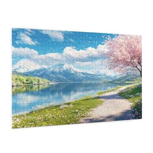 Landschaft Puzzle 300 Teile Erwachsene Puzzle Vulkan Fuji Muster Design mit Geschenkbox-Verpackung als Geschenk für Frauen, Anspruchsvolle Familienaktivität für Anfänger, Zimmer Deko 40 x 28 cm -252y Landschaft Puzzle 300 Teile Erwachsene Puzzle Vulkan Fuji Muster Design mit Geschenkbox-Verpackung als Geschenk für Frauen, Anspruchsvolle Familienaktivität für Anfänger, Zimmer Deko 40 x 28 cm -252y von Zyupwjyy