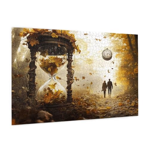 Landschaft Puzzle 300 Teile Erwachsene Puzzle Wald Muster Design mit Geschenkbox-Verpackung als Geschenk für Frauen, Anspruchsvolle Familienaktivität für Anfänger, Zimmer Deko 40 x 28 cm -1912y von Zyupwjyy