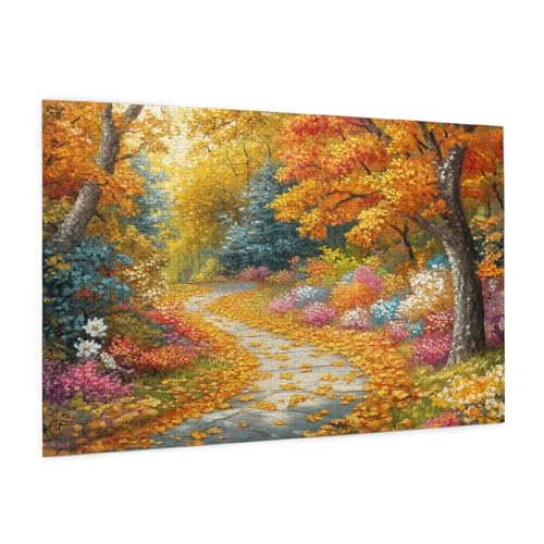 Landschaft Puzzle 300 Teile Erwachsene Puzzle Wald Muster Design mit Geschenkbox-Verpackung als Geschenk für Frauen, Anspruchsvolle Familienaktivität für Anfänger, Zimmer Deko 40 x 28 cm -242y Landschaft Puzzle 300 Teile Erwachsene Puzzle Wald Muster Design mit Geschenkbox-Verpackung als Geschenk für Frauen, Anspruchsvolle Familienaktivität für Anfänger, Zimmer Deko 40 x 28 cm -242y von Zyupwjyy