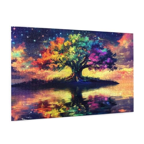 Landschaft Puzzle 5000 Teile Erwachsene Puzzle Baum des Lebens Muster mit Geschenkbox-Verpackung als Geschenk für Frauen, Anspruchsvolle Familienaktivität für Anfänger, Zimmer Deko 105x156 cm -289y Landschaft Puzzle 5000 Teile Erwachsene Puzzle Baum des Lebens Muster mit Geschenkbox-Verpackung als Geschenk für Frauen, Anspruchsvolle Familienaktivität für Anfänger, Zimmer Deko 105x156 cm -289y von Zyupwjyy