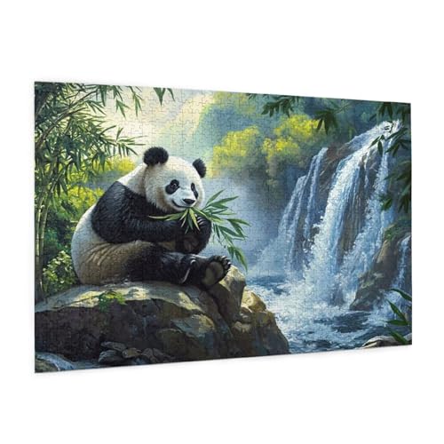 Landschaft Puzzle 5000 Teile Erwachsene Puzzle Panda Muster Design mit Geschenkbox-Verpackung als Geschenk für Frauen, Anspruchsvolle Familienaktivität für Anfänger, Zimmer Deko 105 x 156 cm -325y von Zyupwjyy