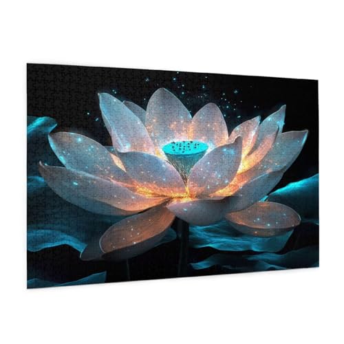 Lotosblume Puzzle 300 Teile Erwachsene Puzzle Landschaft Muster Design mit Geschenkbox-Verpackung als Geschenk für Frauen, Anspruchsvolle Familienaktivität für Anfänger, Zimmer Deko 40 x 28 cm -812y Lotosblume Puzzle 300 Teile Erwachsene Puzzle Landschaft Muster Design mit Geschenkbox-Verpackung als Geschenk für Frauen, Anspruchsvolle Familienaktivität für Anfänger, Zimmer Deko 40 x 28 cm -812y von Zyupwjyy
