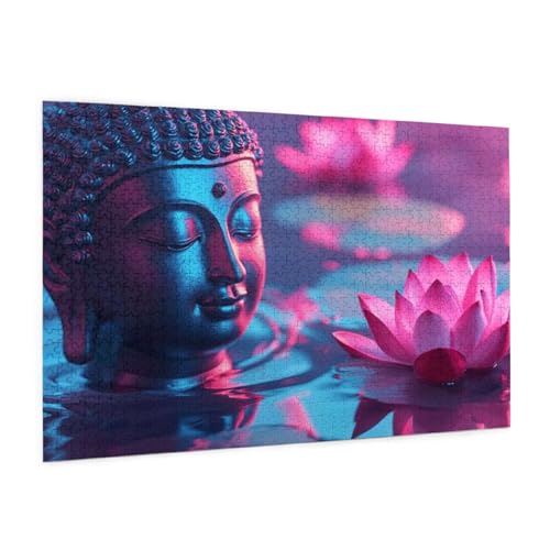 Lotus Puzzle 300 Teile Erwachsene Puzzle Zen Muster Design mit Geschenkbox-Verpackung als Geschenk für Frauen, Anspruchsvolle Familienaktivität für Erwachsene Anfänger, Zimmer Deko 40 x 28 cm -454y Lotus Puzzle 300 Teile Erwachsene Puzzle Zen Muster Design mit Geschenkbox-Verpackung als Geschenk für Frauen, Anspruchsvolle Familienaktivität für Erwachsene Anfänger, Zimmer Deko 40 x 28 cm -454y von Zyupwjyy
