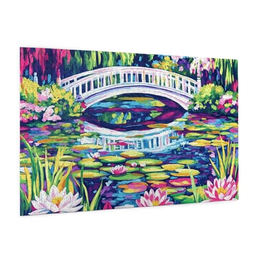 Lotus Puzzle 5000 Teile Erwachsene Puzzle Teich Muster Design mit Geschenkbox-Verpackung als Geschenk für Frauen, Anspruchsvolle Familienaktivität für Anfänger, Zimmer Deko 105 x 156 cm -1671y Lotus Puzzle 5000 Teile Erwachsene Puzzle Teich Muster Design mit Geschenkbox-Verpackung als Geschenk für Frauen, Anspruchsvolle Familienaktivität für Anfänger, Zimmer Deko 105 x 156 cm -1671y von Zyupwjyy