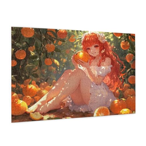 Mädchen Puzzle 300 Teile Erwachsene Puzzle Anime Muster Design mit Geschenkbox-Verpackung als Geschenk für Frauen, Anspruchsvolle Familienaktivität für Anfänger, Zimmer Deko 40 x 28 cm -2192y von Zyupwjyy