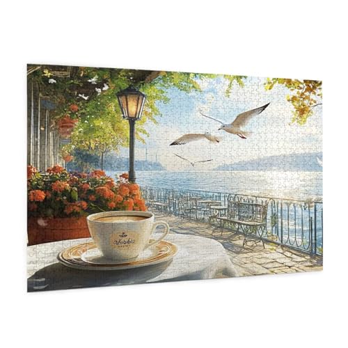 Meer Puzzle 1000 Teile Erwachsene Puzzle Landschaft Muster Design mit Geschenkbox-Verpackung als Geschenk für Frauen, Anspruchsvolle Familienaktivität für Anfänger, Zimmer Deko 75 x 50 cm -1618y Meer Puzzle 1000 Teile Erwachsene Puzzle Landschaft Muster Design mit Geschenkbox-Verpackung als Geschenk für Frauen, Anspruchsvolle Familienaktivität für Anfänger, Zimmer Deko 75 x 50 cm -1618y von Zyupwjyy