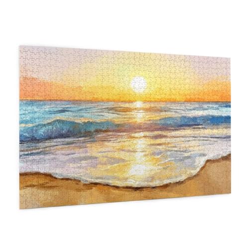 Meer Puzzle 5000 Teile Erwachsene Puzzle Strand Muster Design mit Geschenkbox-Verpackung als Geschenk für Frauen, Anspruchsvolle Familienaktivität für Anfänger, Zimmer Deko 105 x 156 cm -1587y Meer Puzzle 5000 Teile Erwachsene Puzzle Strand Muster Design mit Geschenkbox-Verpackung als Geschenk für Frauen, Anspruchsvolle Familienaktivität für Anfänger, Zimmer Deko 105 x 156 cm -1587y von Zyupwjyy