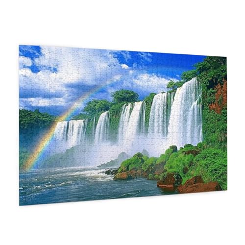 Natur Puzzle 5000 Teile Erwachsene Puzzle Landschaft Muster Design mit Geschenkbox-Verpackung als Geschenk für Frauen, Anspruchsvolle Familienaktivität für Anfänger, Zimmer Deko 105 x 156 cm -1090y von Zyupwjyy