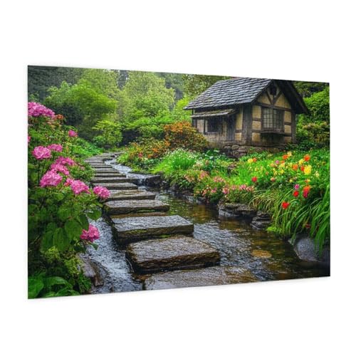 Natur Puzzle 5000 Teile Erwachsene Puzzle Landschaft Muster Design mit Geschenkbox-Verpackung als Geschenk für Frauen, Anspruchsvolle Familienaktivität für Anfänger, Zimmer Deko 105 x 156 cm -1087y von Zyupwjyy