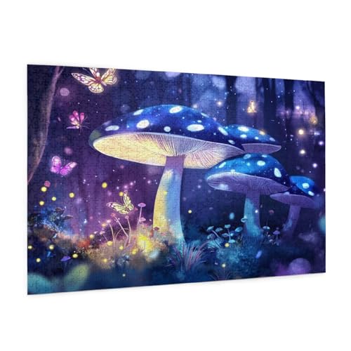 Natur Puzzles 1000 Teile Erwachsene Puzzle Wald Muster Design mit Geschenkbox-Verpackung als Geschenk für Frauen, Anspruchsvolle Familienaktivität für Erwachsene Anfänger,Zimmer Deko 75 x 50 cm -2342y von Zyupwjyy