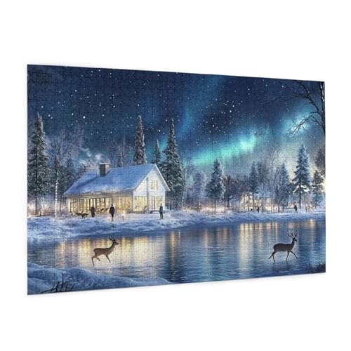 Nordlicht Puzzle 2000 Teile Erwachsene Puzzle Landschaft Muster Design mit Geschenkbox-Verpackung als Geschenk für Frauen, Anspruchsvolle Familienaktivität für Anfänger, Zimmer Deko 99 x 70 cm -11y Nordlicht Puzzle 2000 Teile Erwachsene Puzzle Landschaft Muster Design mit Geschenkbox-Verpackung als Geschenk für Frauen, Anspruchsvolle Familienaktivität für Anfänger, Zimmer Deko 99 x 70 cm -11y von Zyupwjyy