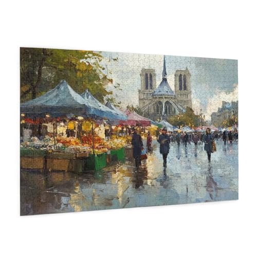 Paris Puzzle 1000 Teile Erwachsene Puzzle Straße Muster Design mit Geschenkbox-Verpackung als Geschenk für Frauen, Anspruchsvolle Familienaktivität für Anfänger, Zimmer Deko 75 x 50 cm -1131y Paris Puzzle 1000 Teile Erwachsene Puzzle Straße Muster Design mit Geschenkbox-Verpackung als Geschenk für Frauen, Anspruchsvolle Familienaktivität für Anfänger, Zimmer Deko 75 x 50 cm -1131y von Zyupwjyy