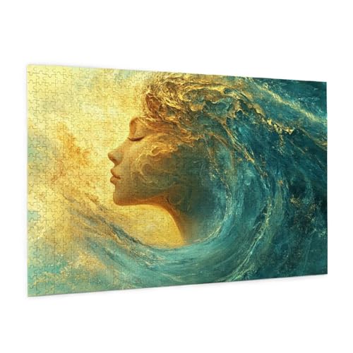 Puzzle Abstrakt Puzzle 6000 Teile Frau Puzzles Erwachsene mit Geschenkbox, DIY Groß Holzpuzzle für Erwachsene, Geschicklichkeitsspiel für Die Ganze Familie Geschenke für Frauen 105 x 180 cm -1213y von Zyupwjyy