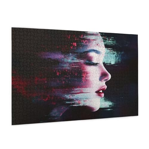 Puzzle Abstrakt Puzzle 6000 Teile Frau Puzzles Erwachsene mit Geschenkbox, DIY Groß Holzpuzzle für Erwachsene, Geschicklichkeitsspiel für Die Ganze Familie Geschenke für Frauen 105 x 180 cm -1214y von Zyupwjyy