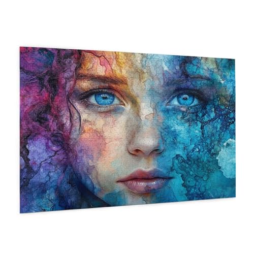 Puzzle Abstrakt Puzzle 6000 Teile Frau Puzzles Erwachsene mit Geschenkbox, DIY Groß Holzpuzzle für Erwachsene, Geschicklichkeitsspiel für Die Ganze Familie Geschenke für Frauen 105 x 180 cm -56y von Zyupwjyy