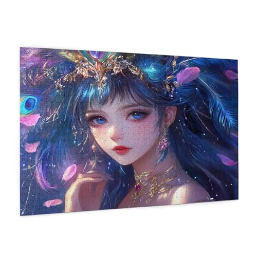 Puzzle Anime Puzzle 6000 Teile Mädchen Puzzles Erwachsene mit Geschenkbox, DIY Groß Holzpuzzle für Erwachsene, Geschicklichkeitsspiel für Die Ganze Familie Geschenke für Frauen 105 x 180 cm -117y von Zyupwjyy