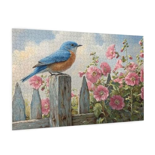 Puzzle Blume Puzzle 1500 Teile Rotkehlchen Puzzles Erwachsene mit Geschenkbox, DIY Groß Holzpuzzle für Erwachsene, Geschicklichkeitsspiel für Die Ganze Familie Geschenke für Frauen 87 x 57 cm -671y Puzzle Blume Puzzle 1500 Teile Rotkehlchen Puzzles Erwachsene mit Geschenkbox, DIY Groß Holzpuzzle für Erwachsene, Geschicklichkeitsspiel für Die Ganze Familie Geschenke für Frauen 87 x 57 cm -671y von Zyupwjyy