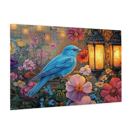 Puzzle Blume Puzzle 1500 Teile Tier Puzzles Erwachsene mit Geschenkbox,DIY Groß Holzpuzzle für Erwachsene,Geschicklichkeitsspiel für Die Ganze Familie Geschenke für Frauen,Puzzlegröße 87 x 57 cm -612y von Zyupwjyy