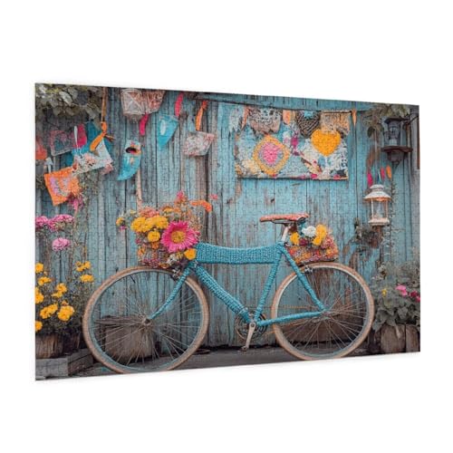 Puzzle Blume Puzzle 3000 Teile Dorf Puzzles Erwachsene mit Geschenkbox, DIY Groß Holzpuzzle für Erwachsene, Geschicklichkeitsspiel für Die Ganze Familie Geschenke für Frauen,Wanddeko 81 x 122 cm -648y von Zyupwjyy