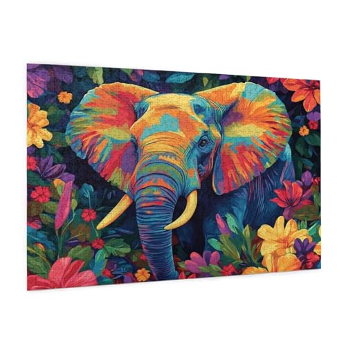 Puzzle Blume Puzzle 3000 Teile Elefant Puzzles Erwachsene mit Geschenkbox, DIY Groß Holzpuzzle für Erwachsene, Geschicklichkeitsspiel für Die Ganze Familie Geschenke für Frauen 81 x 122 cm -1739y Puzzle Blume Puzzle 3000 Teile Elefant Puzzles Erwachsene mit Geschenkbox, DIY Groß Holzpuzzle für Erwachsene, Geschicklichkeitsspiel für Die Ganze Familie Geschenke für Frauen 81 x 122 cm -1739y von Zyupwjyy