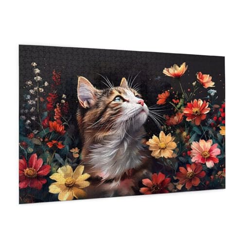 Puzzle Blume Puzzle 3000 Teile Katze Puzzles Erwachsene mit Geschenkbox, DIY Groß Holzpuzzle für Erwachsene, Geschicklichkeitsspiel für Die Ganze Familie Geschenke für Frauen 81 x 122 cm -595y Puzzle Blume Puzzle 3000 Teile Katze Puzzles Erwachsene mit Geschenkbox, DIY Groß Holzpuzzle für Erwachsene, Geschicklichkeitsspiel für Die Ganze Familie Geschenke für Frauen 81 x 122 cm -595y von Zyupwjyy