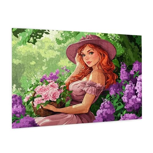 Puzzle Blume Puzzle 3000 Teile Mädchen Puzzles Erwachsene mit Geschenkbox, DIY Groß Holzpuzzle für Erwachsene, Geschicklichkeitsspiel für Die Ganze Familie Geschenke für Frauen 81 x 122 cm -626y von Zyupwjyy