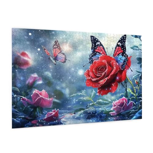 Puzzle Blume Puzzle 3000 Teile Rose Puzzles Erwachsene mit Geschenkbox, DIY Groß Holzpuzzle für Erwachsene, Geschicklichkeitsspiel für Die Ganze Familie Geschenke für Frauen,Wanddeko 81 x 122 cm -681y Puzzle Blume Puzzle 3000 Teile Rose Puzzles Erwachsene mit Geschenkbox, DIY Groß Holzpuzzle für Erwachsene, Geschicklichkeitsspiel für Die Ganze Familie Geschenke für Frauen,Wanddeko 81 x 122 cm -681y von Zyupwjyy