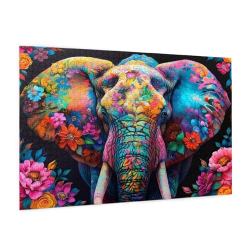 Puzzle Blume Puzzle 500 Teile Elefant Puzzles Erwachsene mit Geschenkbox, DIY Groß Holzpuzzle für Erwachsene, Geschicklichkeitsspiel für Die Ganze Familie Geschenke für Frauen 52 x 38 cm -497y Puzzle Blume Puzzle 500 Teile Elefant Puzzles Erwachsene mit Geschenkbox, DIY Groß Holzpuzzle für Erwachsene, Geschicklichkeitsspiel für Die Ganze Familie Geschenke für Frauen 52 x 38 cm -497y von Zyupwjyy