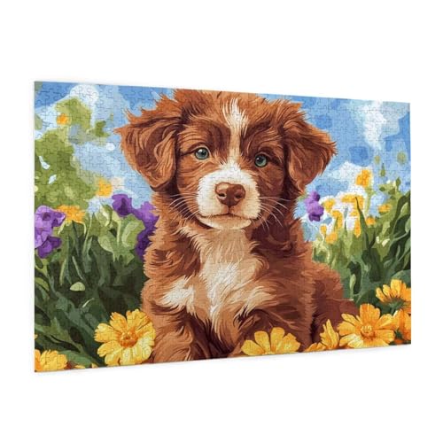Puzzle Blume Puzzle 500 Teile Hund Puzzles Erwachsene mit Geschenkbox, DIY Groß Holzpuzzle für Erwachsene,Geschicklichkeitsspiel für Die Ganze Familie Geschenke für Frauen,Puzzlegröße 52 x 38 cm -541y Puzzle Blume Puzzle 500 Teile Hund Puzzles Erwachsene mit Geschenkbox, DIY Groß Holzpuzzle für Erwachsene,Geschicklichkeitsspiel für Die Ganze Familie Geschenke für Frauen,Puzzlegröße 52 x 38 cm -541y von Zyupwjyy