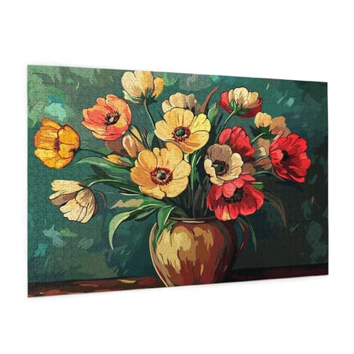 Puzzle Blume Puzzle 500 Teile Retro Puzzles Erwachsene mit Geschenkbox,DIY Groß Holzpuzzle für Erwachsene, Geschicklichkeitsspiel für Die Ganze Familie Geschenke für Frauen, Wanddeko 52 x 38 cm -1767y Puzzle Blume Puzzle 500 Teile Retro Puzzles Erwachsene mit Geschenkbox,DIY Groß Holzpuzzle für Erwachsene, Geschicklichkeitsspiel für Die Ganze Familie Geschenke für Frauen, Wanddeko 52 x 38 cm -1767y von Zyupwjyy