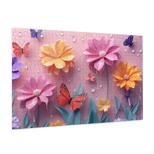 Puzzle Blume Puzzle 500 Teile Rosa Puzzles Erwachsene mit Geschenkbox,DIY Groß Holzpuzzle für Erwachsene,Geschicklichkeitsspiel für Die Ganze Familie Geschenke für Frauen,Puzzlegröße 52 x 38 cm -1747y Puzzle Blume Puzzle 500 Teile Rosa Puzzles Erwachsene mit Geschenkbox,DIY Groß Holzpuzzle für Erwachsene,Geschicklichkeitsspiel für Die Ganze Familie Geschenke für Frauen,Puzzlegröße 52 x 38 cm -1747y von Zyupwjyy