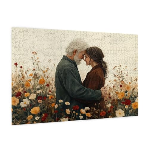 Puzzle Blume Puzzle 6000 Teile Paar Puzzles Erwachsene mit Geschenkbox, DIY Groß Holzpuzzle für Erwachsene, Geschicklichkeitsspiel für Die Ganze Familie Geschenke für Frauen 105 x 180 cm -524y von Zyupwjyy