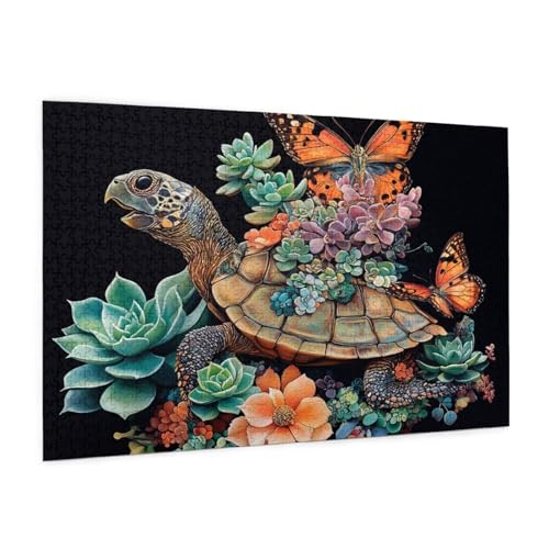 Puzzle Blume Puzzle 6000 Teile Schildkröte Puzzles Erwachsene mit Geschenkbox, DIY Groß Holzpuzzle für Erwachsene, Geschicklichkeitsspiel für Die Ganze Familie Geschenke für Frauen 105 x 180 cm -647y von Zyupwjyy