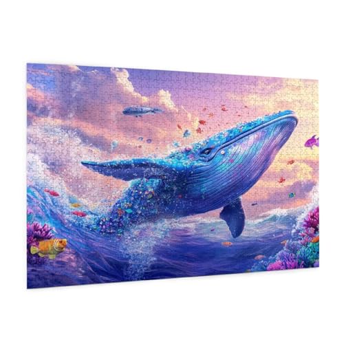 Puzzle Delphin Puzzle 3000 Teile Landschaft Puzzles Erwachsene mit Geschenkbox, DIY Groß Holzpuzzle für Erwachsene, Geschicklichkeitsspiel für Die Ganze Familie Geschenke für Frauen 81 x 122 cm -1666y Puzzle Delphin Puzzle 3000 Teile Landschaft Puzzles Erwachsene mit Geschenkbox, DIY Groß Holzpuzzle für Erwachsene, Geschicklichkeitsspiel für Die Ganze Familie Geschenke für Frauen 81 x 122 cm -1666y von Zyupwjyy