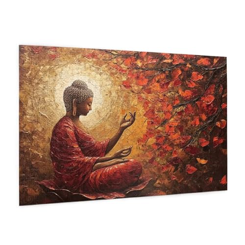 Puzzle Der Buddha Puzzle 6000 Teile Retro Puzzles Erwachsene mit Geschenkbox, DIY Groß Holzpuzzle für Erwachsene, Geschicklichkeitsspiel für Die Ganze Familie Geschenke für Frauen 105 x 180 cm -340y von Zyupwjyy
