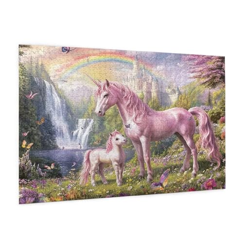 Puzzle Einhorn Puzzle 6000 Teile Landschaft Puzzles Erwachsene mit Geschenkbox, DIY Groß Holzpuzzle für Erwachsene, Geschicklichkeitsspiel für Die Ganze Familie Geschenke für Frauen 105 x 180 cm -226y von Zyupwjyy