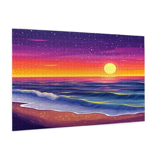 Puzzle Farbe Puzzle 6000 Teile Meer Puzzles Erwachsene mit Geschenkbox, DIY Groß Holzpuzzle für Erwachsene, Geschicklichkeitsspiel für Die Ganze Familie Geschenke für Frauen 105 x 180 cm -1168y von Zyupwjyy