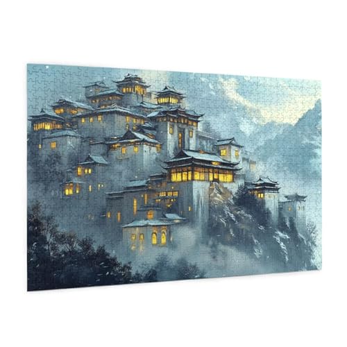 Puzzle Gebirge Puzzle 6000 Teile Haus Puzzles Erwachsene mit Geschenkbox, DIY Groß Holzpuzzle für Erwachsene, Geschicklichkeitsspiel für Die Ganze Familie Geschenke für Frauen 105 x 180 cm -993y Puzzle Gebirge Puzzle 6000 Teile Haus Puzzles Erwachsene mit Geschenkbox, DIY Groß Holzpuzzle für Erwachsene, Geschicklichkeitsspiel für Die Ganze Familie Geschenke für Frauen 105 x 180 cm -993y von Zyupwjyy
