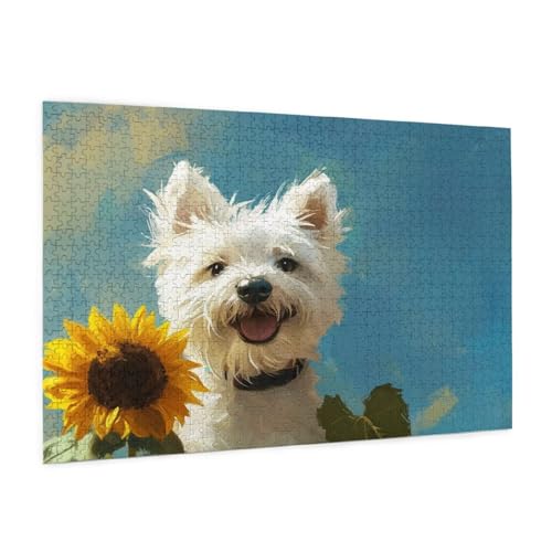 Puzzle Glücklich Puzzle 1500 Teile Hund Puzzles Erwachsene mit Geschenkbox, DIY Groß Holzpuzzle für Erwachsene, Geschicklichkeitsspiel für Die Ganze Familie Geschenke für Frauen 87 x 57 cm -767y Puzzle Glücklich Puzzle 1500 Teile Hund Puzzles Erwachsene mit Geschenkbox, DIY Groß Holzpuzzle für Erwachsene, Geschicklichkeitsspiel für Die Ganze Familie Geschenke für Frauen 87 x 57 cm -767y von Zyupwjyy