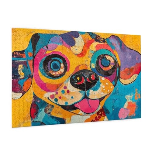 Puzzle Glücklich Puzzle 6000 Teile Hund Puzzles Erwachsene mit Geschenkbox, DIY Groß Holzpuzzle für Erwachsene, Geschicklichkeitsspiel für Die Ganze Familie Geschenke für Frauen 105 x 180 cm -766y Puzzle Glücklich Puzzle 6000 Teile Hund Puzzles Erwachsene mit Geschenkbox, DIY Groß Holzpuzzle für Erwachsene, Geschicklichkeitsspiel für Die Ganze Familie Geschenke für Frauen 105 x 180 cm -766y von Zyupwjyy