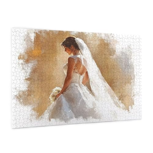 Puzzle Hochzeitskleid Puzzle 3000 Teile Frau Puzzles Erwachsene mit Geschenkbox, DIY Groß Holzpuzzle für Erwachsene, Geschicklichkeitsspiel für Die Ganze Familie Geschenke für Frauen 81 x 122 cm -691y Puzzle Hochzeitskleid Puzzle 3000 Teile Frau Puzzles Erwachsene mit Geschenkbox, DIY Groß Holzpuzzle für Erwachsene, Geschicklichkeitsspiel für Die Ganze Familie Geschenke für Frauen 81 x 122 cm -691y von Zyupwjyy