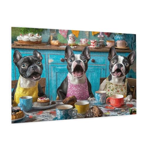 Puzzle Hund Puzzle 1500 Teile Küche Puzzles Erwachsene mit Geschenkbox,DIY Groß Holzpuzzle für Erwachsene, Geschicklichkeitsspiel für Die Ganze Familie Geschenke für Frauen, Wanddeko 87 x 57 cm -1545y Puzzle Hund Puzzle 1500 Teile Küche Puzzles Erwachsene mit Geschenkbox,DIY Groß Holzpuzzle für Erwachsene, Geschicklichkeitsspiel für Die Ganze Familie Geschenke für Frauen, Wanddeko 87 x 57 cm -1545y von Zyupwjyy