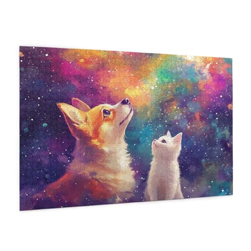 Puzzle Hund Puzzle 3000 Teile Katze Puzzles Erwachsene mit Geschenkbox, DIY Groß Holzpuzzle für Erwachsene, Geschicklichkeitsspiel für Die Ganze Familie Geschenke für Frauen 81 x 122 cm -1570y Puzzle Hund Puzzle 3000 Teile Katze Puzzles Erwachsene mit Geschenkbox, DIY Groß Holzpuzzle für Erwachsene, Geschicklichkeitsspiel für Die Ganze Familie Geschenke für Frauen 81 x 122 cm -1570y von Zyupwjyy
