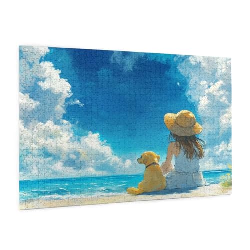 Puzzle Hund Puzzle 3000 Teile Mädchen Puzzles Erwachsene mit Geschenkbox, DIY Groß Holzpuzzle für Erwachsene, Geschicklichkeitsspiel für Die Ganze Familie Geschenke für Frauen 81 x 122 cm -395y Puzzle Hund Puzzle 3000 Teile Mädchen Puzzles Erwachsene mit Geschenkbox, DIY Groß Holzpuzzle für Erwachsene, Geschicklichkeitsspiel für Die Ganze Familie Geschenke für Frauen 81 x 122 cm -395y von Zyupwjyy